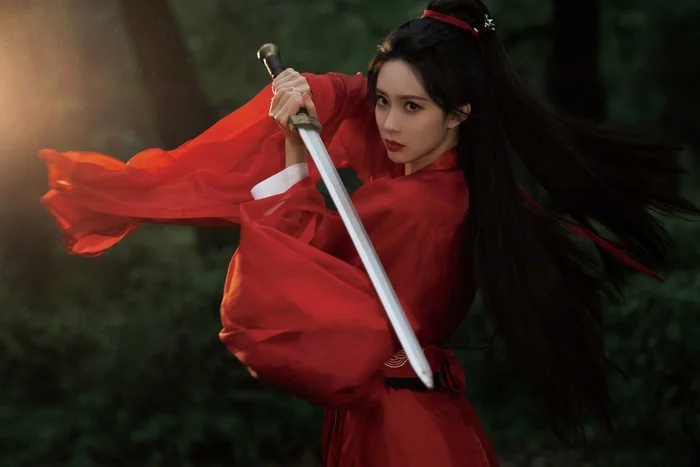 Assassin in red - Hanfu, China, Girls, The photo