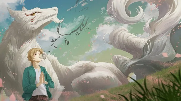 Вернём имя - Аниме, Anime Art, Natsume yuujinchou, Madara