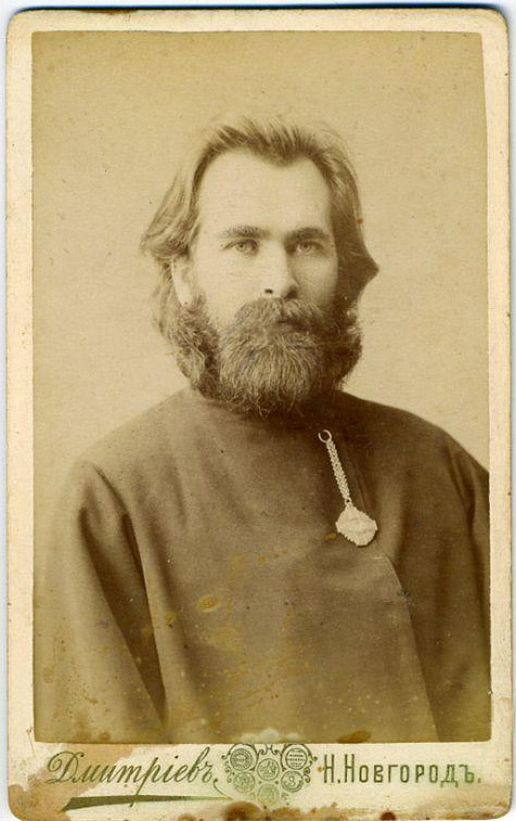 Фотоателье Дмитриева Максима Петровича. Протоиерей Николай Александрович Владимирский.