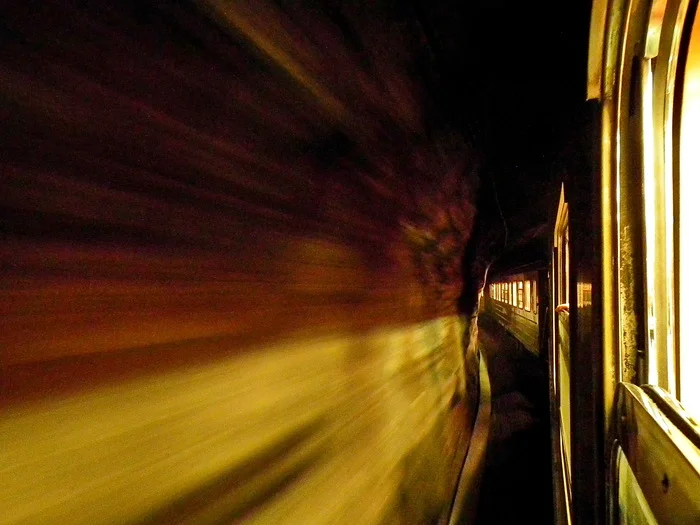 Through the tunnel - The photo, Travels, Tourism, A train, Tunnel, Scandinavia, Norway, Railway, Drive