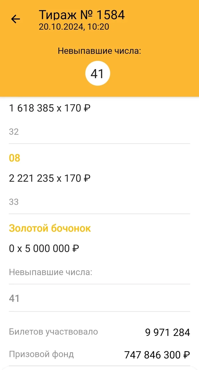 Похоже, Столото, это грандиозное налюбилово? (( - Столото, Миллиарды, Длиннопост