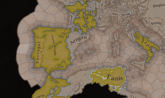 Итак, вот возможные соперники Арагона в начале игры…