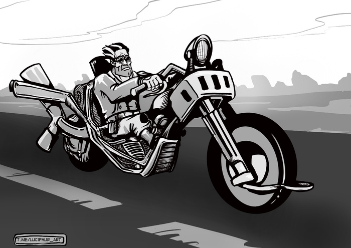   Full Throttle Procreate, , , Full Throttle, , -,   , , 2D, Inktober