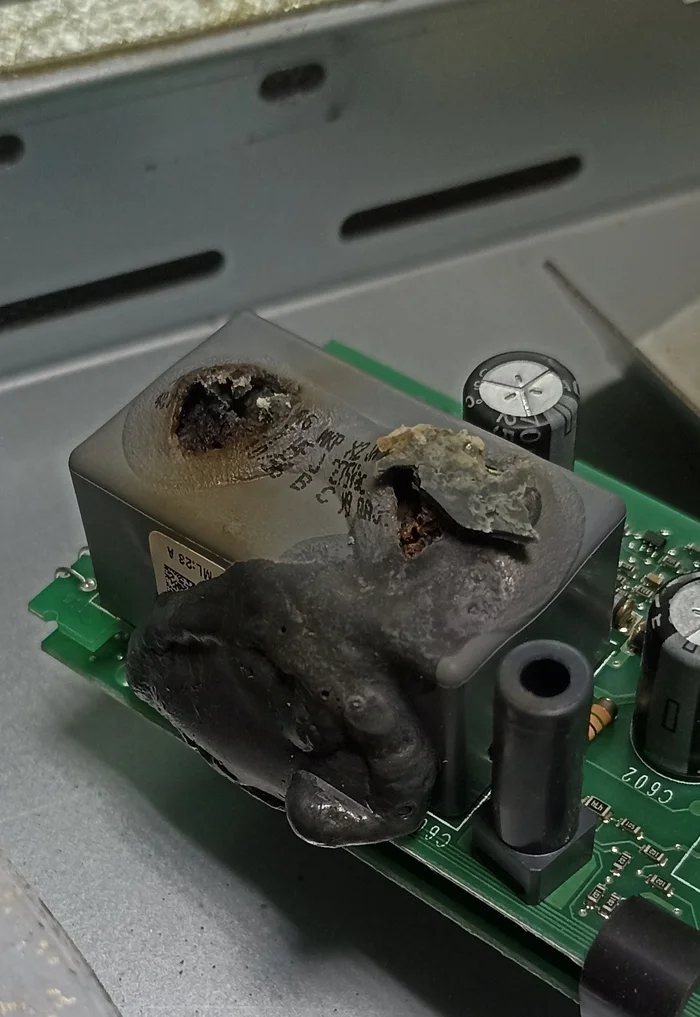 The capacitor is not doing well - My, Capacitor, Stove, Malfunctions, Question