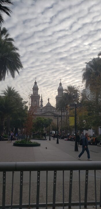 Walking in the city center. Santiago Chile - My, South America, A bike, Travels, Bike trip, Solo travel, Chile, Santiago, Bike ride, Andes, Cyclist, Town, Longpost