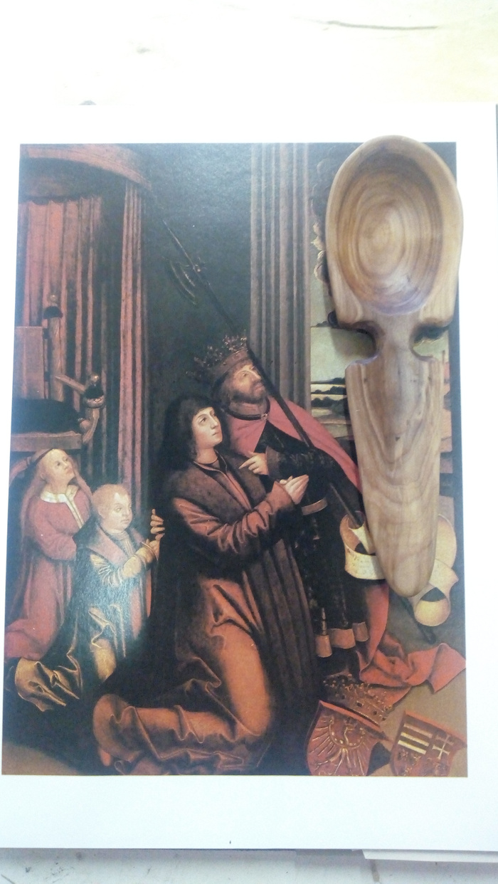 Ложка из яблони