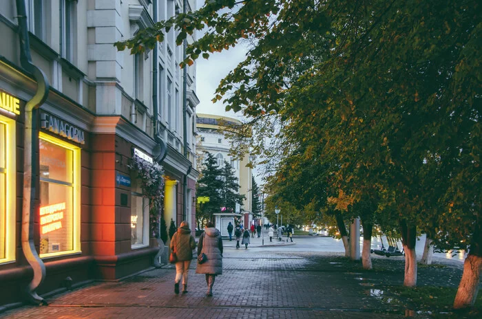 Кемерово, пр. Советский - Моё, Фотография, Город, Уличная фотография, Улица, Кемерово, Осень