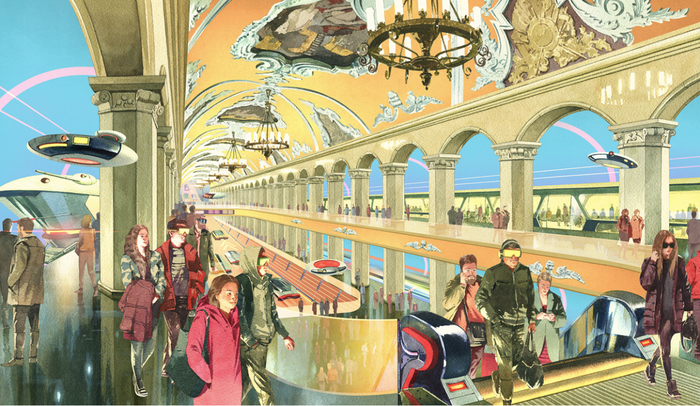 Станция московского метрополитена Комсомольская