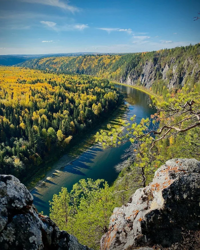 Chusovaya River, Perm Region - Perm Territory, River, The photo, Autumn, Nature, The nature of Russia