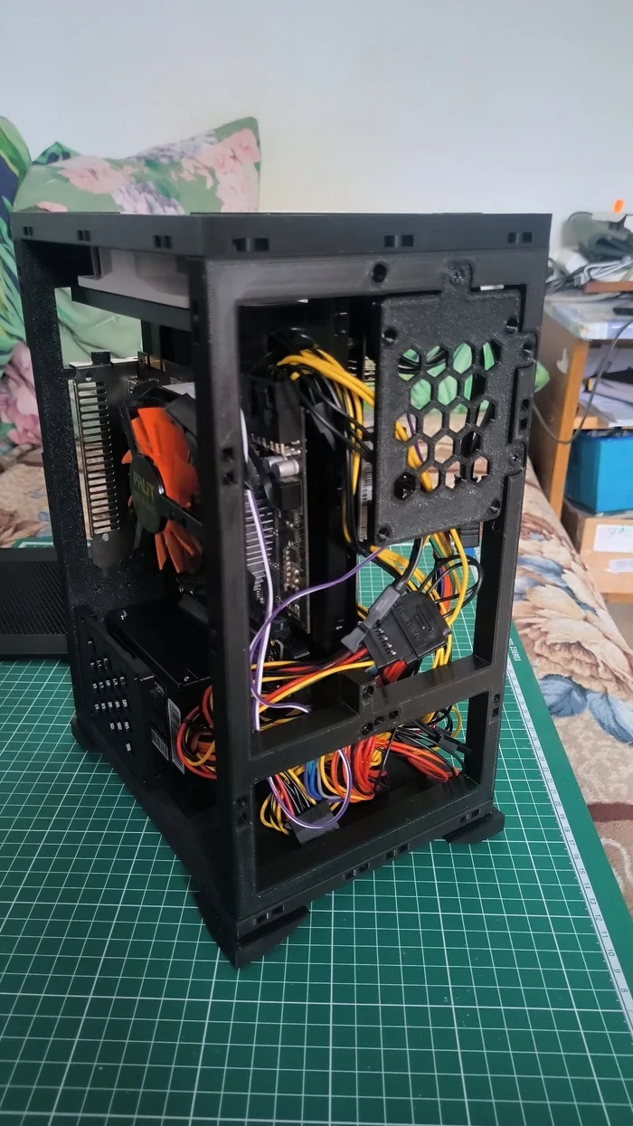 My hobby is 3D printing, printing PC cases) - My, Computer hardware, Iron, PC case, Longpost