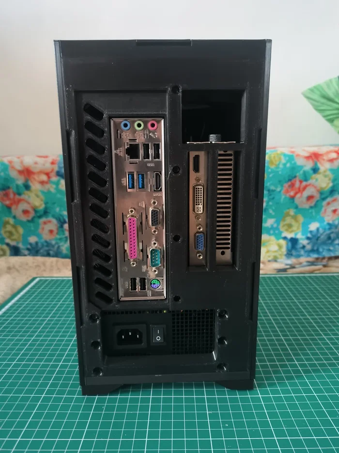 My hobby is 3D printing, printing PC cases) - My, Computer hardware, Iron, PC case, Longpost