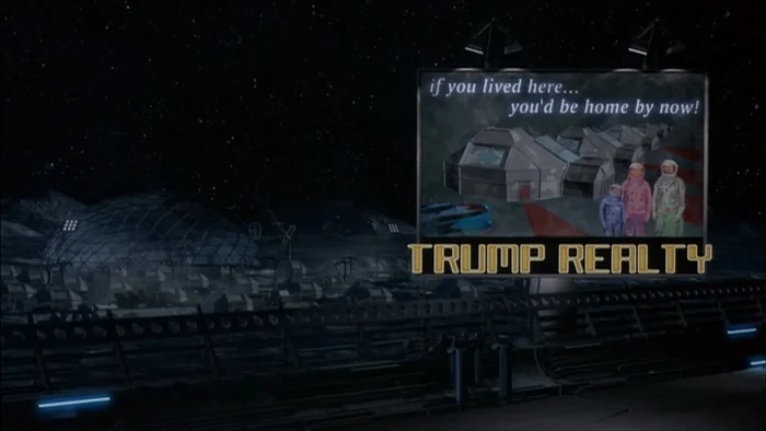 Trump in The Adventures of Pluto Nash - Donald Trump, Frame, Movies, moon