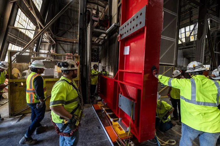 Scientists successfully test lift steel beam for deep underground neutrino experiment - Scientists, The science