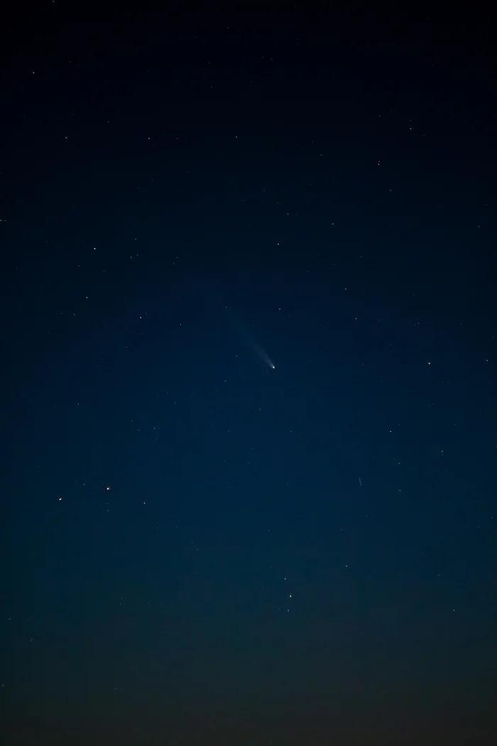 Comet C/2023 A3 Tsuchinshan-ATLAS - My, Comet, Astronomy, Astrophoto, Night, Longpost