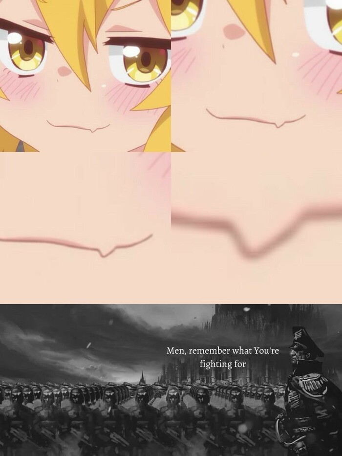 Вспомните мужики за что вы сражаетесь (лично я сражался бы за хвостик)