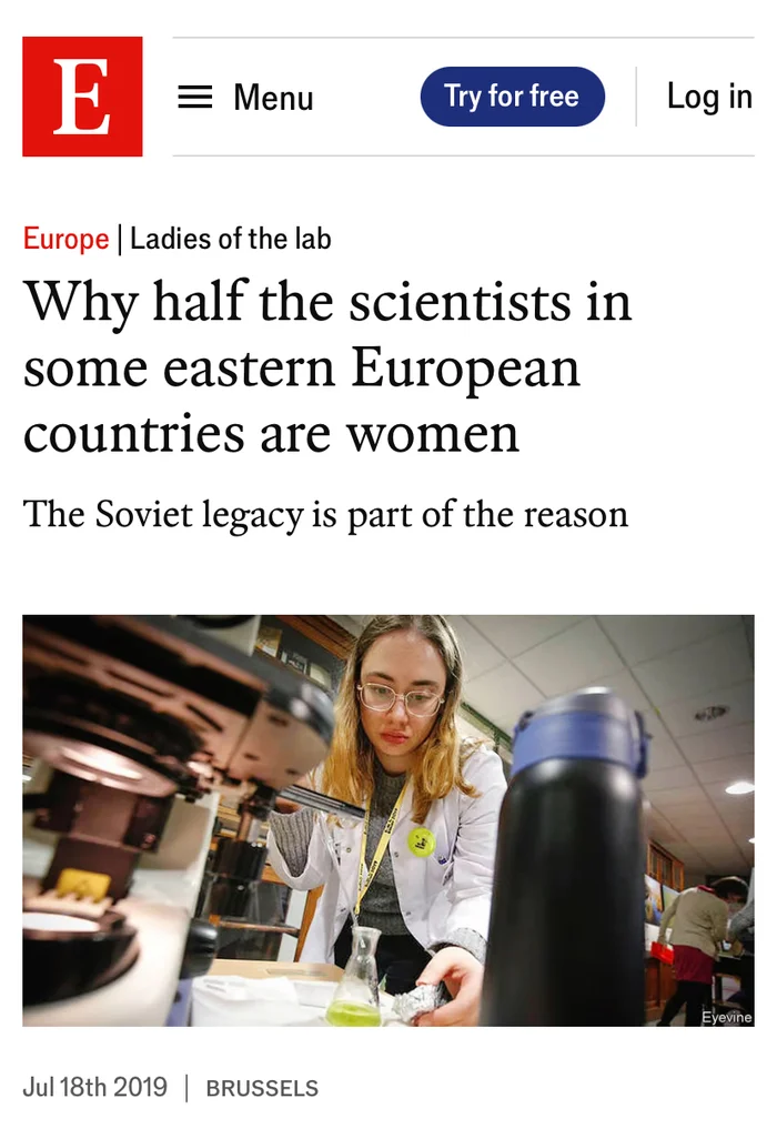 Response to the post Communist regimes forced both men and women to pursue scientific careers - Propaganda, Politics, Critical thinking, Communists, Socialism, Reply to post, Longpost, A wave of posts