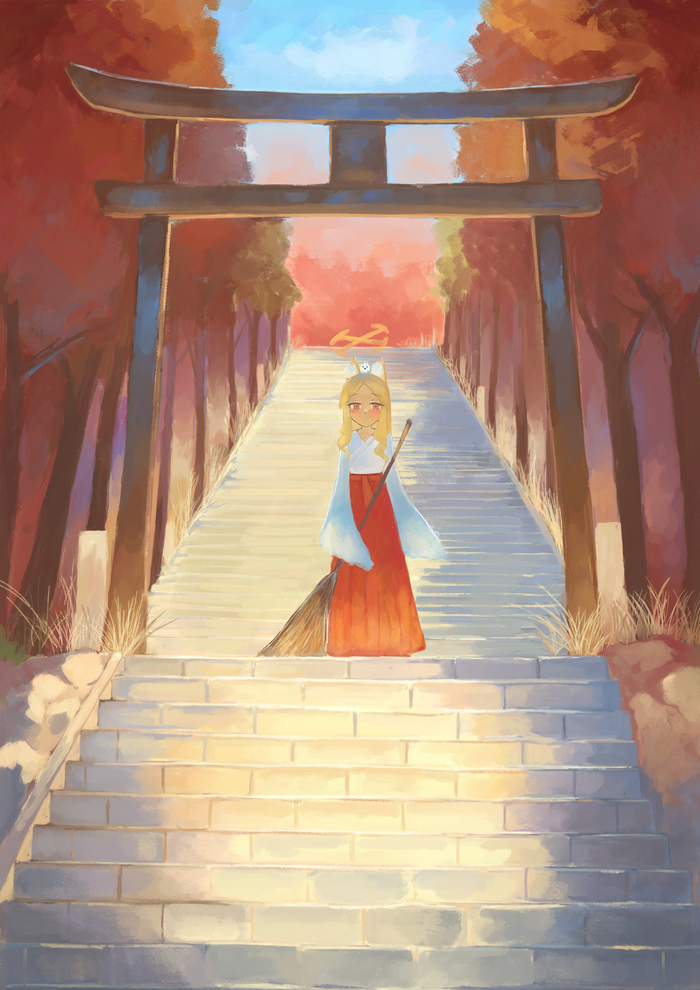  Blue Archive, Yurizono Seia, Anime Art, Game Art, , , ,  ( ), Animal Ears, 