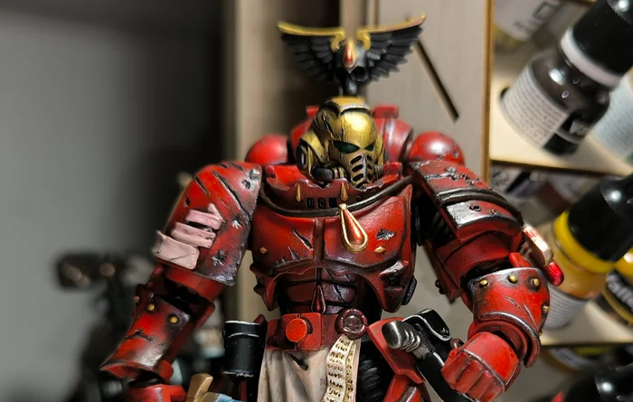 JoyToy Warhammer 40K - Blood Angels Veteran Vigna - Моё, Warhammer, Warhammer 40k, Joy toy, Primaris Space Marines, Loyal Space marines, Adeptus Astartes, Длиннопост