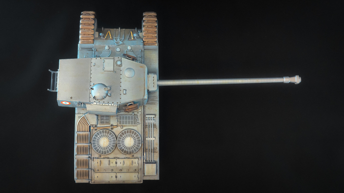 ARL 44. Part 2. Final - My, Modeling, Stand modeling, Scale model, Tanks, Scale 1:35, France, Finished work, Longpost