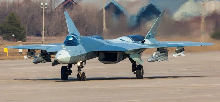 Su-57 - Aviation, Military aviation, Airplane, Su-57, Fighter