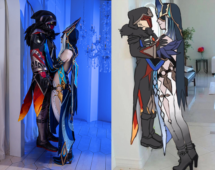 !     ! Genshin Impact, , , Fatui, Fatui Pyro Agent, Fatui Mirror Maiden, 