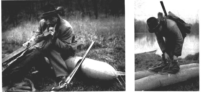 Hunter's Pontoon Boots - My, Hunting, Hunter, Life hack, Fishing, Hike, Туристы, Mountain tourism, Camping, Survival, Extreme, Survivors, Tourism, Pontoon, Equipment, SUPsurfing, Alloy, River rafting, Austria, Military history, Longpost