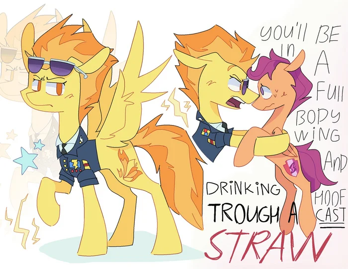 Летай - My Little Pony, Spitfire, Scootaloo