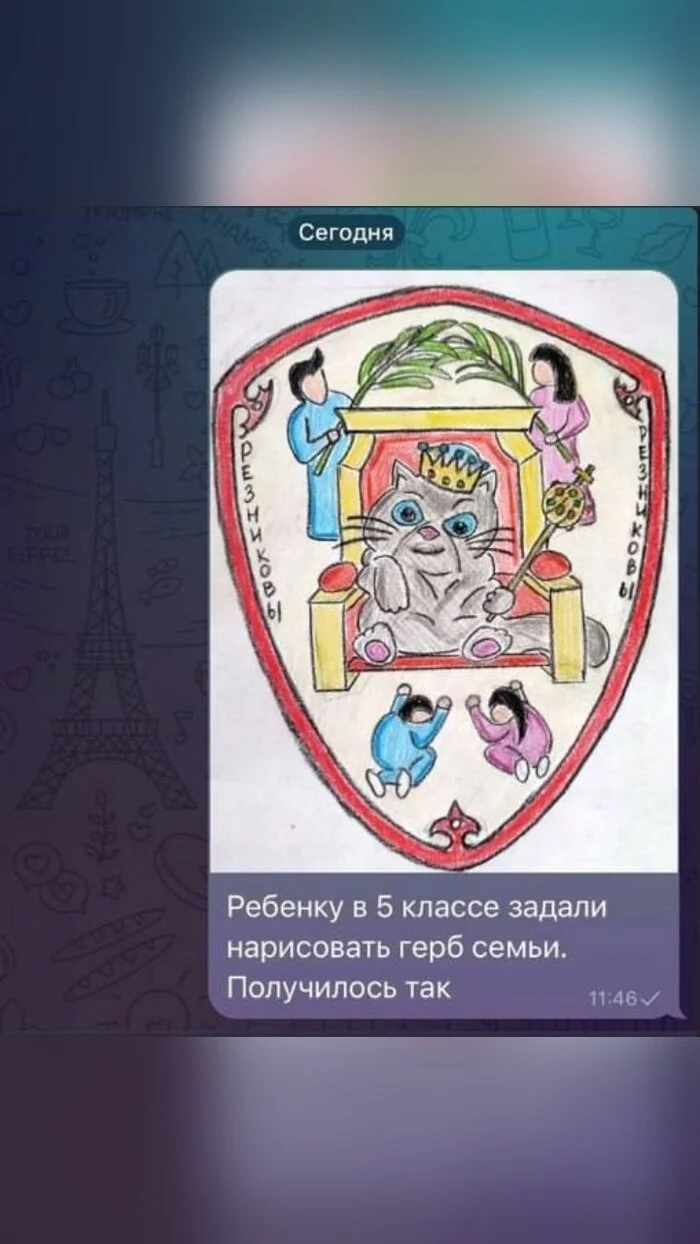 Ответ natekakashki в «Самое милое на сегодня: Батины заметки о собаке» - Собака, Батя, Милота, Юмор, Скриншот, Telegram (ссылка), Кот, Семья, Ответ на пост