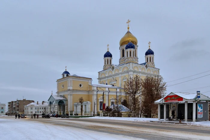 Елец. Вознесенский собор - Моё, Фотография, Елец, Липецкая область, Вознесенский собор, Январь, Длиннопост