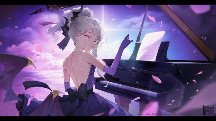  , Anime Art, Blue Archive, Sorasaki Hina,   ,  