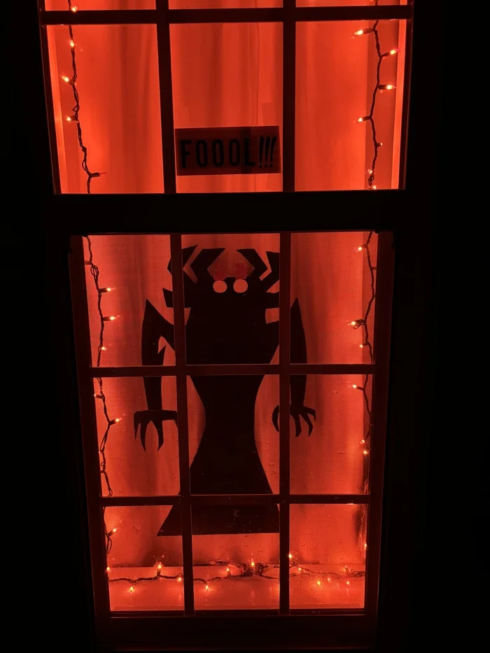 Halloween Window - My, Samurai jack, Kingdom Hearts, Disappointment (animated series), South park, Halloween, Longpost