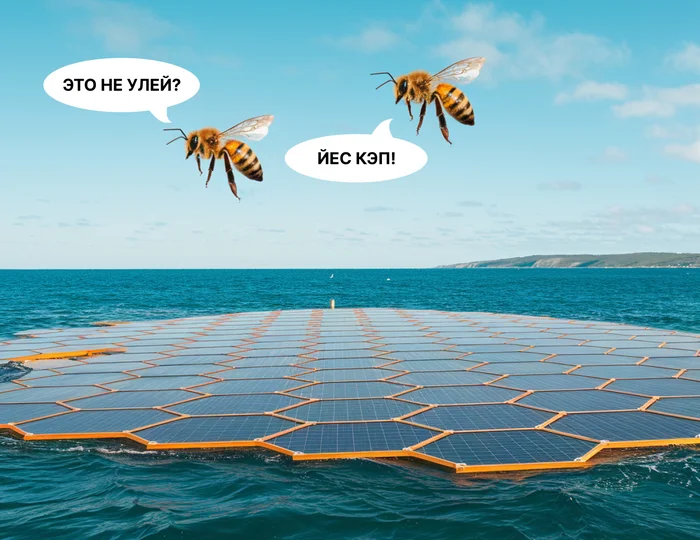 China begins testing honeycomb-shaped solar offshore platform - My, Energy (energy production), Energy, Electricity, Solar energy, Solar panels, Solar Power Plant, China, Translated by myself, Telegram (link)