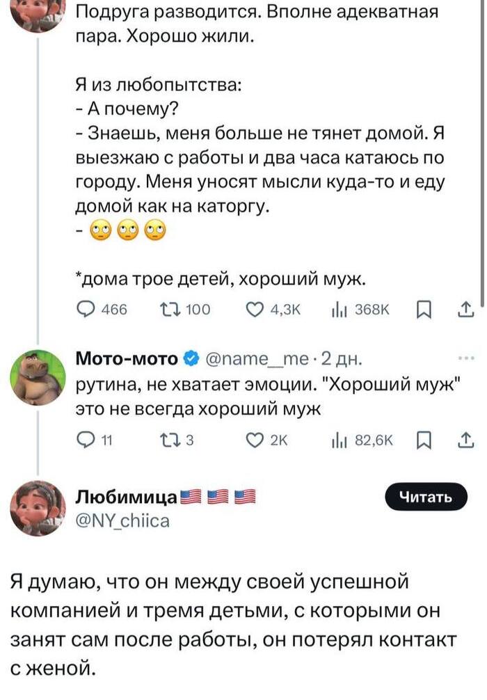 История одного развода