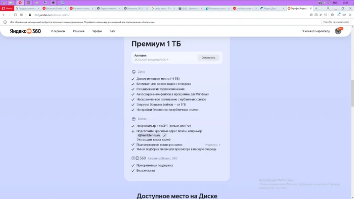 Yandex 360 has a 2.5-fold difference in the renewal price for the same service on 2 accounts, why not 5-fold? - My, Yandex., Not fair, Rates