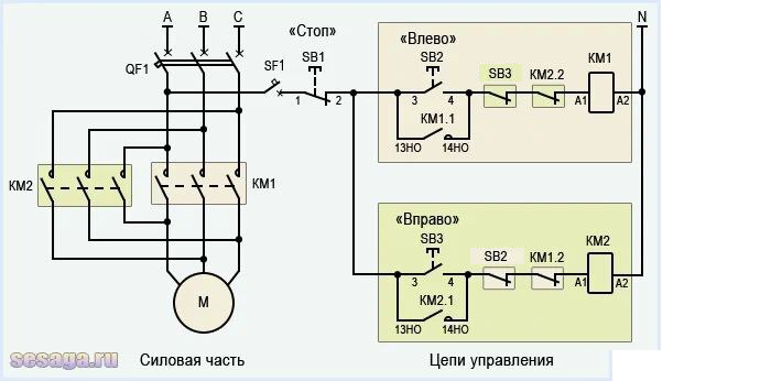 Electric motor reversal. There are nuances - My, Question, Ask Peekaboo, Electrician, Electricity, Contactor, Electric motor