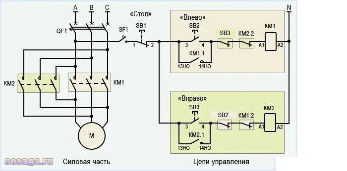 Electric motor reversal. There are nuances - My, Question, Ask Peekaboo, Electrician, Electricity, Contactor, Electric motor