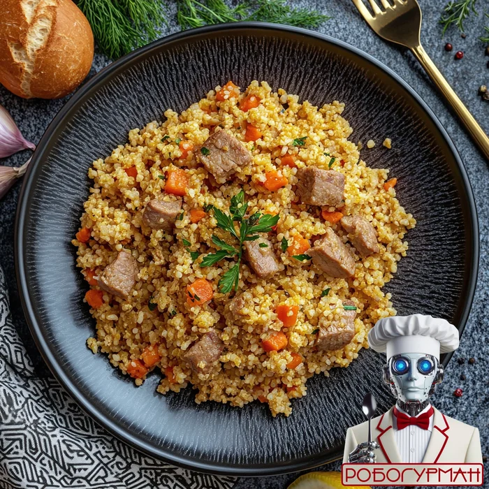 Bulgur pilaf - My, Cooking, Ingredients, Food, Nutrition, Products, Bulgur, Pork, Pilaf, Longpost