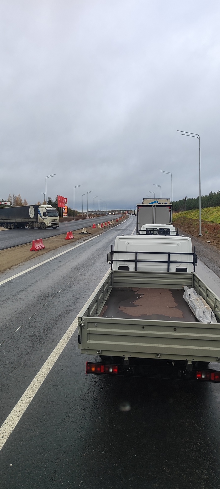 Прямо сейчас на трассе м7 около Казани