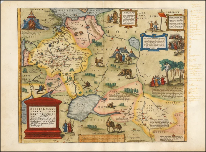 Map of Moscow Tartary - History (science), alternative history, Images