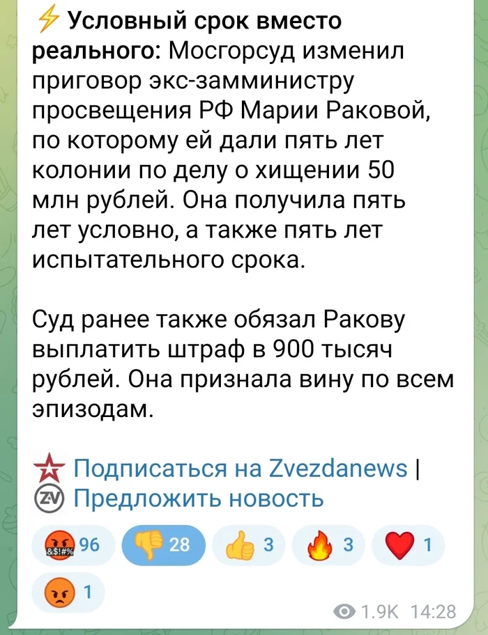 Да здравствует наш суд... - Суд, Кража, Мошенничество, Марина Ракова, Скриншот, Негатив