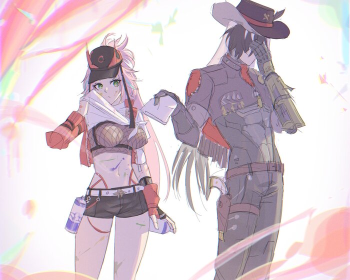   , Anime Art, Rappa (Honkai: Star Rail), Boothill (Honkai: Star Rail), Honkai: Star Rail