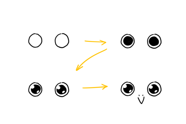 How to draw an owl? - Games, Indie game, Owl, How to draw an owl, Painting, Doodle, Coloring, 2D, Gamedev, Development of, Telegram (link), Longpost