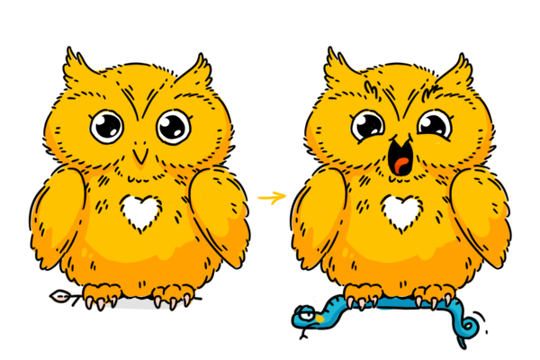 How to draw an owl? - Games, Indie game, Owl, How to draw an owl, Painting, Doodle, Coloring, 2D, Gamedev, Development of, Telegram (link), Longpost