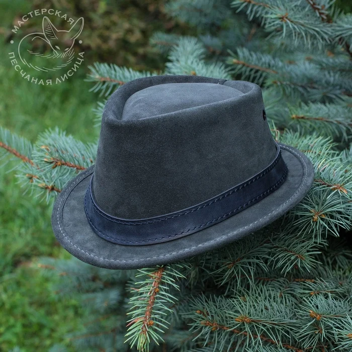 Club hat, Trilby type - My, Hat, Headdress, With your own hands, Handmade, Order, Needlework without process, Longpost