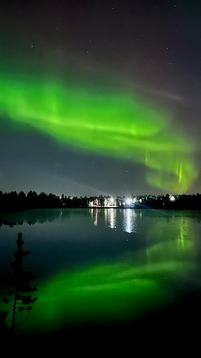 Сияние на Волшебном озере