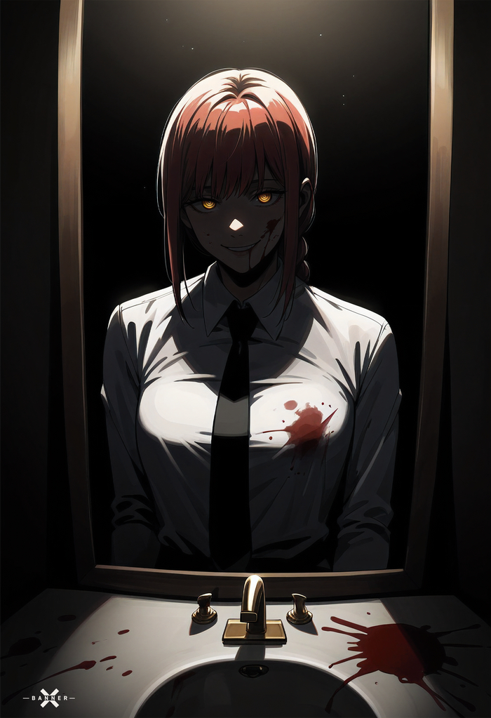 Makima Ai , Makima,  , Stable Diffusion, Chainsaw Man