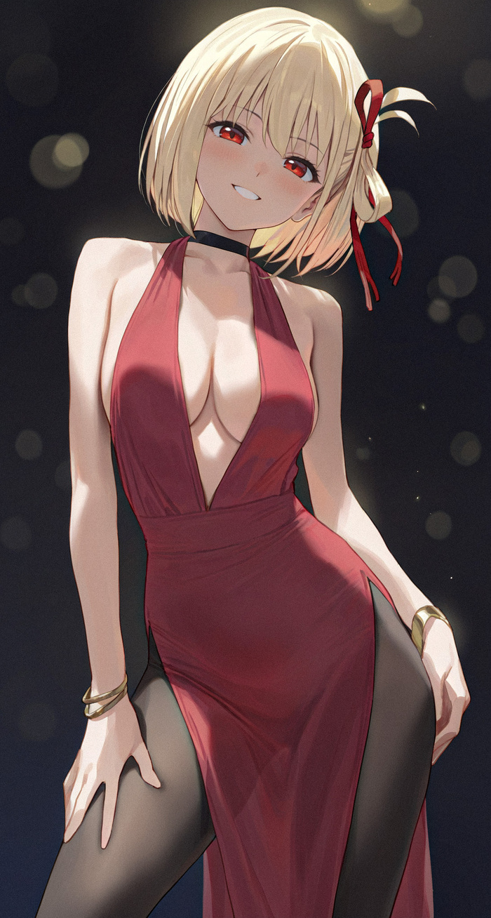   Anime Art, , , Nishikigi Chisato, Lycoris Recoil,  , , , Amiki_3