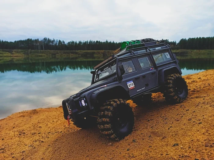 Defender Travel 4x4 MJX RC - My, Radio controlled models, The photo, Hobby, Travels, Autumn, Toys, Longpost