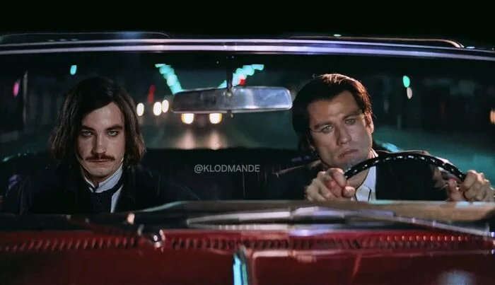 The main thing is that Marsellos doesn't notice the substitution... - Klod Mande, John Travolta, Alexander Petrov, Pulp Fiction, Instagram (link)