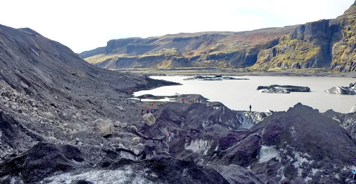 Solheimajokull Glacier - My, The photo, Travels, Tourism, Glacier, Iceland